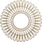 Ekena Millwork Cornelius Wood Fretwork Pierced Ceiling Medallion, Hickory, 34"OD x 12 5/8"ID x 1/4"T CMWP34X0250CRHI - alternate 1